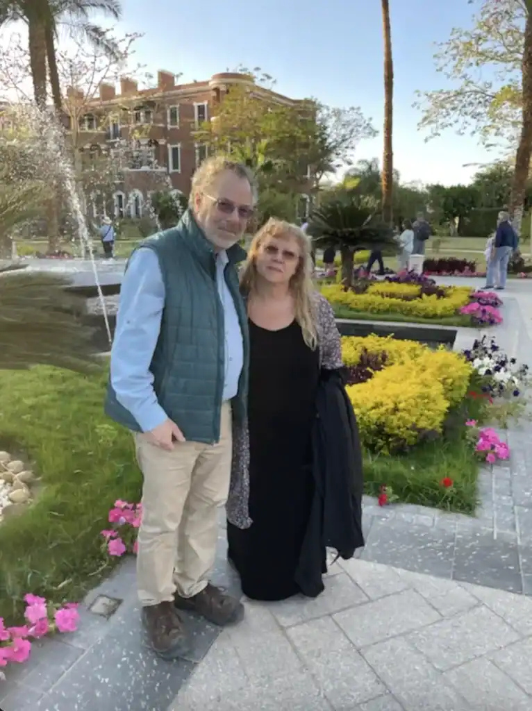 executor and her husband 